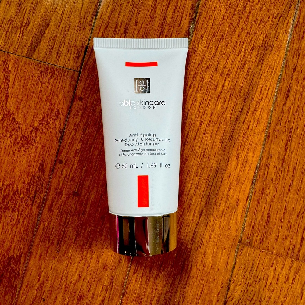 Able Skincare London Retexturing and Resurfacing Duo Night Moisturizer New